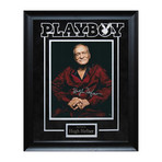 Signed + Framed Collage // Hugh Hefner