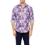 Tate Button-Up Shirt // Purple (3XL)