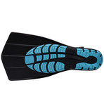 Unisex Hydro Snorkeling Fins Diving Shoes // Gray + Aqua Blue (US: 9)