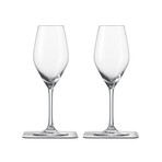 Champagne // Magnetic Crystal Glassware // Set Of 2