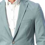 Casual No-Flap Pocket Blazer // Green (Euro: 46)