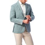 Casual No-Flap Pocket Blazer // Green (Euro: 46)
