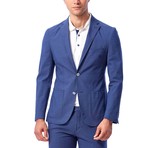 Casual No-Flap Pocket Blazer // Indigo (Euro: 54)