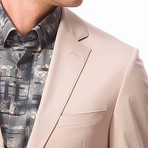 No-Flap Pocket Blazer // Beige (Euro: 46)