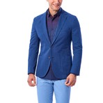 Stitch Detail Blazer // Indigo (Euro: 56)