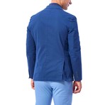 Stitch Detail Blazer // Indigo (Euro: 56)