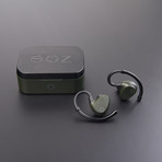 EOZ Air True Wireless Earphones // Green + Black