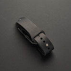 The Sawyer Utility Leather Bracelet // Black