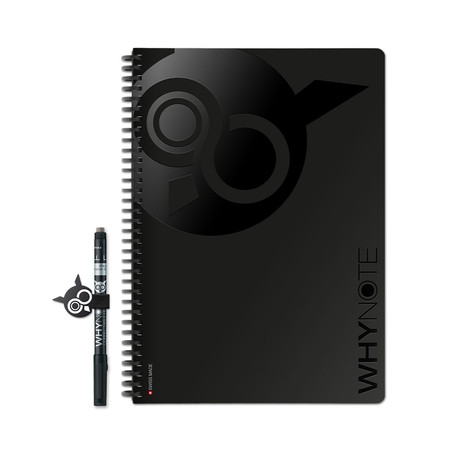 Reusable A4 Notebook // Black