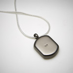 Watch Movement Necklace // Gunmetal (Medium Rectangular // 0.71" x 0.63")