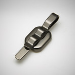 Watch Movement Tie Bar // Gunmetal (Medium Rectangular // 0.71" x 0.63")