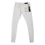 Fear Of God // Men's Fourth Collection Distressed Jeans // White (28WX32L)