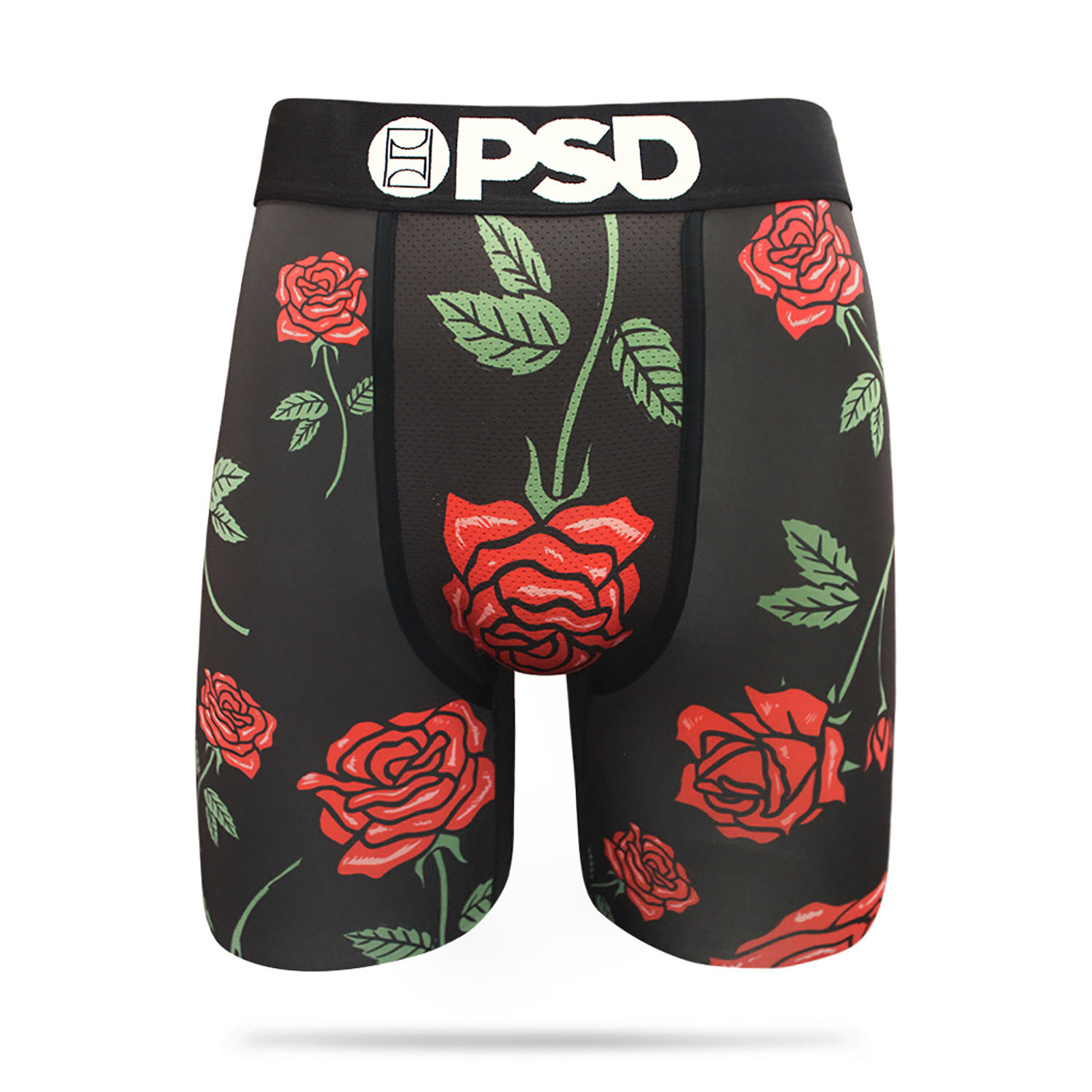 Download Red Roses // Black (2XL) - PSD Underwear - Touch of Modern