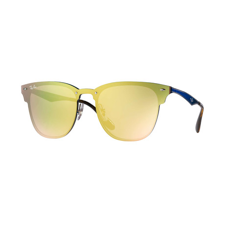 Unisex Blaze Clubmaster Sunglasses // Mirror