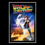 Back To The Future Hand-Signed Script // Michael J. Fox + Christopher Lloyd Signed // Custom Frame (Hand-Signed Script only)