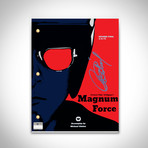 Dirty Harry 'Magnum Force' Hand-Signed Script // Clint Eastwood Signed // Custom Frame (Hand-Signed Script only)