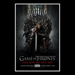 Game Of Thrones Hand-Signed Script // Emilia Clarke + Kit Harington + Peter Dinklage + Sean Bean + Jason Momoa Signed // Custom Frame (Hand-Signed Script only)
