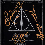 Harry Potter And The Deathly Hallows Hand-Signed Script // Emma Watson + Daniel Radcliffe + Rupert Grint Signed // Custom Frame (Hand-Signed Script only)