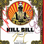 Kill Bill Hand-Signed Script // Quentin Tarantino + Uma Thuman + David Carradine Signed // Custom Frame (Hand-Signed Script only)