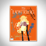 Lion King Hand-Signed Script // Sir Elton John + Matthew Broderick + Jeremy Irons + James Earl Jones + Nathan Lane + Jonathan Taylor Thomas Signed // Custom Frame (Hand-Signed Script only)