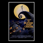 Nightmare Before Christmas Hand-Signed Script // Tim Burton Signed // Custom Frame (Hand-Signed Script only)
