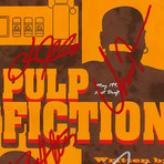 Pulp Fiction Hand-Signed Script // Uma Thurman + John Travolta + Samuel L. Jackson + Bruce Willis + Quentin Tarantino Signed // Custom Frame (Hand-Signed Script only)