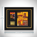 Pulp Fiction Hand-Signed Script // Uma Thurman + John Travolta + Samuel L. Jackson + Bruce Willis + Quentin Tarantino Signed // Custom Frame (Hand-Signed Script only)