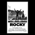 Rocky Hand-Signed Script // Sylvester Stallone + Carl Weathers + Burt Young + Burgess Meredith Signed // Custom Frame (Hand-Signed Script only)
