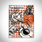Sopranos Hand-Signed Script // James Gandolfini + Edie Falco + Michael Imperioli + Dominic Chianese + Steven Van Zandt + Tony Sirico Signed // Custom Frame (Hand-Signed Script only)