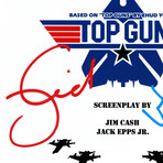 Top Gun Hand-Signed Script // Tom Cruise + Val Kilmer Signed // Custom Frame (Hand-Signed Script only)
