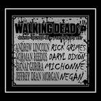 Walking Dead Hand-Signed Script // Andrew Lincoln + Norman Reedus + Danai Gurira + Jeffrey Dean Morgan Signed // Custom Frame (Hand-Signed Script only)