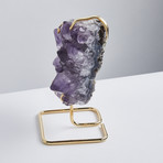 Amethyst // Gold Stand