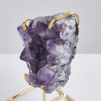 Amethyst // Gold Stand