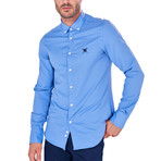 Button-Up Shirt // Dark Blue (M)