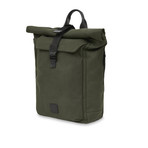 15" Novello Rolltop Backpack // Dark Green