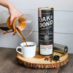 Bourbon Barrel Aged Coffee + Scotch Whiskey Barrel Aged Coffee