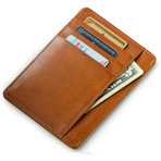 RFID-Blocking Passport Wallet // Caramel