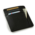 RFID-Blocking Passport Wallet // Saffiano Black
