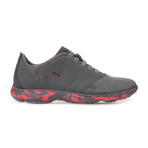 Nebula Sneakers // Dark Gray + Red (Euro: 42.5)