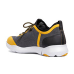 Nebula X Sneakers // Navy + Yellow (Euro: 43.5)