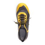Nebula X Sneakers // Navy + Yellow (Euro: 41)