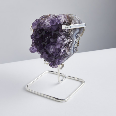 Amethyst // Silver Stand