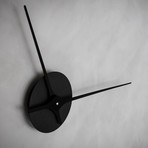 Lilje Wall Clock // Black Wood Fibre