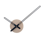 Sweep Wall Clock // Oak Wood