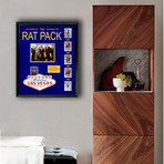 Signed + Framed Card Collage // Rat Pack