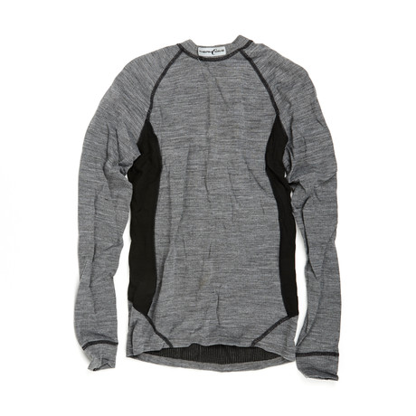 Long-Sleeve Active Shirt // Melange Grey (S)