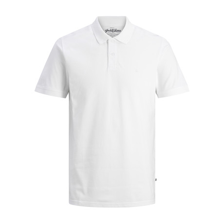 Short-Sleeve Basic Polo // White (S)