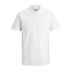 Short-Sleeve Basic Polo // White (M)