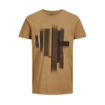 Short-Sleeve Capital Crew Neck T-Shirt // Chipmunk (M)