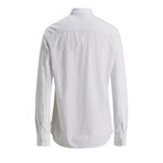 Long-Sleeve Summer Collared Shirt // White (L)